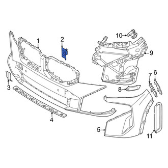 BMW OE - Front Park Assist Camera Housing