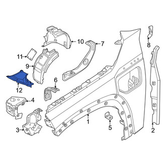 BMW OE - Front Left Fender Liner Extension