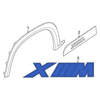 BMW OE - Front Right Fender Emblem