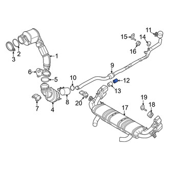 BMW OE - Exhaust Muffler Bracket Insulator