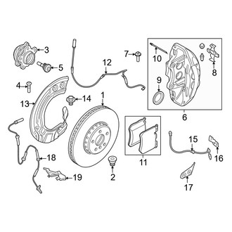 BMW OE - Front Suspension - Brake Components