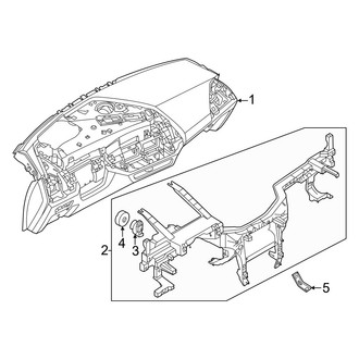 BMW OE - Instrument Panel (Instrument Panel and Mounting), (Label)