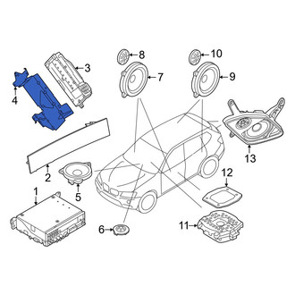 BMW OE - Radio Amplifier Bracket