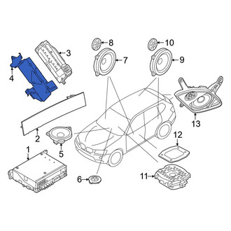 BMW OE - Radio Amplifier Bracket