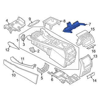 BMW OE - Console Air Vent Bracket