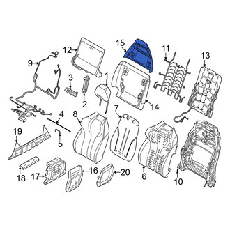 BMW OE - Front Left Lower Seat Back Panel