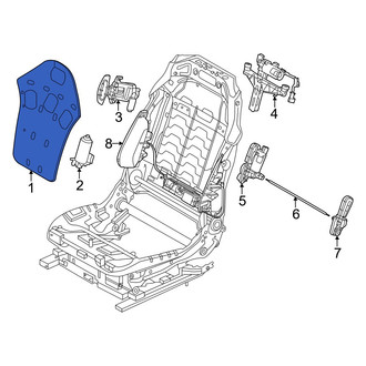 BMW OE - Front Right Seat Back Cushion Spacer