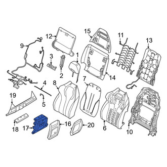 BMW OE - Left Outer Video Monitor Bracket