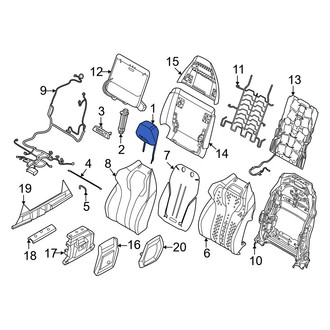 BMW OE - Front Left Headrest