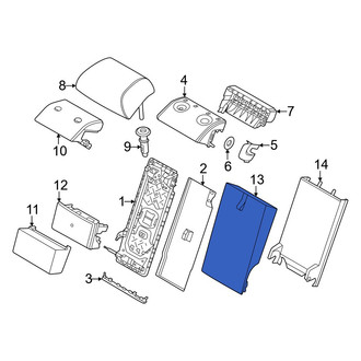 BMW OE - Rear Seat Armrest
