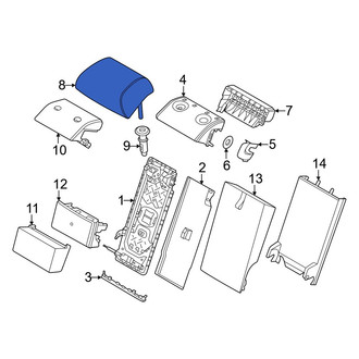 BMW OE - Rear Center Headrest