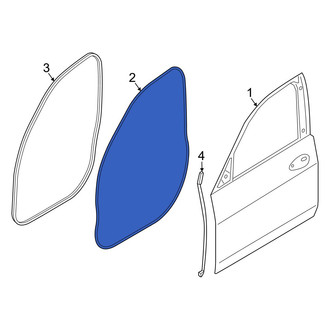 BMW OE - Front Outer Door Seal