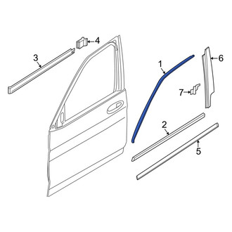 BMW OE - Front Left Door Reveal Molding