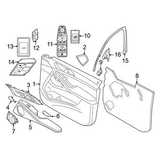 BMW OE - Front Door - Interior Trim