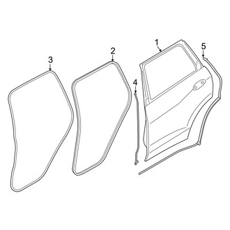 BMW OE - Rear Door - Door & Components
