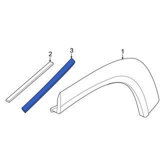 BMW OE - Rear Left Rear Body Panel Molding