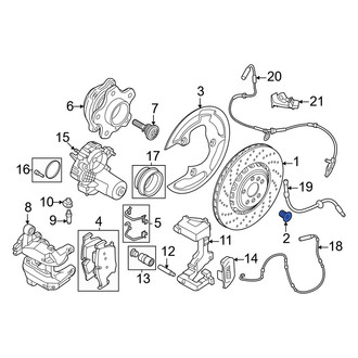 BMW OE - Disc Brake Rotor Set Screw