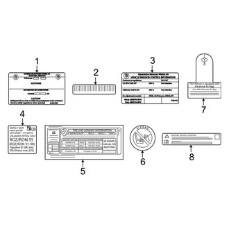 BMW OE - Information Labels - Labels