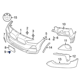 BMW OE - License Plate Bracket Screw
