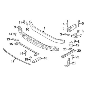 BMW OE - Front Bumper & Grille - Bumper & Components (W/O M Type Mounting & Support), (sDrive28i / xDrive28i)
