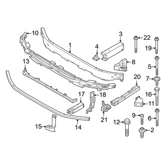 BMW OE - Front Bumper & Grille - Bumper & Components (With M Type Mounting & Support), (M35i xDrive / xDrive28i)