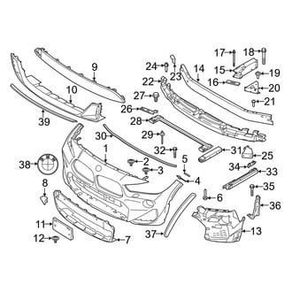 BMW OE - Front Bumper & Grille - Bumper & Components (With M Type)