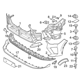 BMW OE - Front Bumper & Grille - Bumper & Components (With M Type Cover & Components)