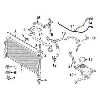 BMW OE - Engine Coolant Overflow Hose