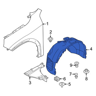 BMW OE - Front Left Fender Splash Shield