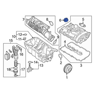 BMW OE - Engine Oil Filler Cap