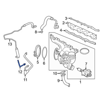 BMW OE - Turbocharger Coolant Line