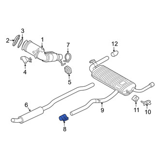 BMW OE - Rear Exhaust Tail Pipe Clamp