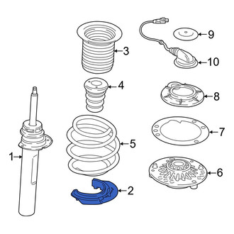 BMW OE - Front Lower Coil Spring Insulator