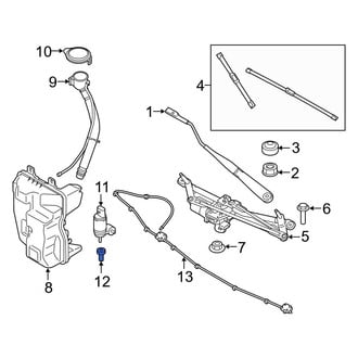 BMW OE - Front Windshield Washer Pump Strainer