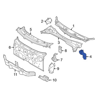 BMW OE - Front Left Cowl Panel Drain Hose