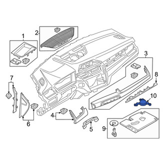 BMW OE - Radio Speaker Bracket