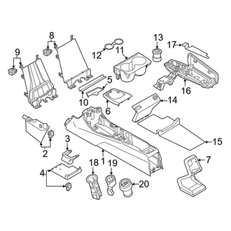 BMW OE - Center Console (Console & Armrest)