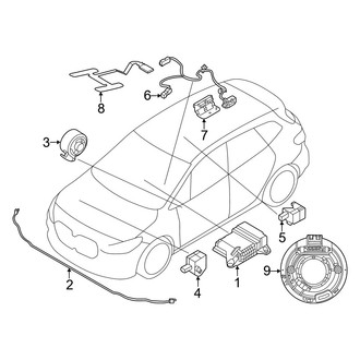 BMW OE - Restraint Systems - Air Bag Components (Modules & Sensors)