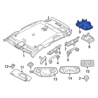 BMW OE - Seat Belt Anchor Plate Cover Bracket