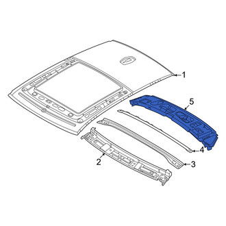 BMW OE - Rear Roof Header Panel
