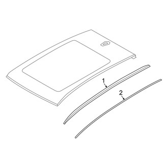 BMW OE - Roof - Exterior Trim (W/O Panoramic Roof)