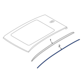 BMW OE - Left Roof Drip Molding