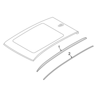 BMW OE - Roof - Exterior Trim (With Panoramic Roof)