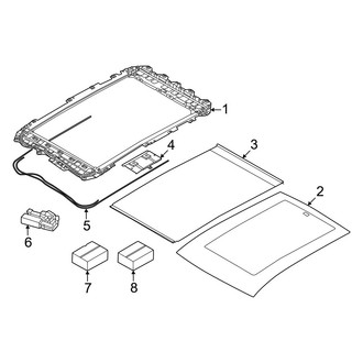 BMW OE - Glass Roof Panel