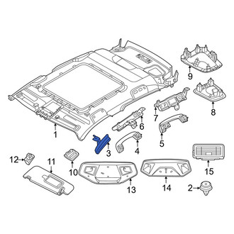 BMW OE - Left Headliner Bracket