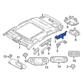 BMW OE - Rear Left Interior Grab Bar Bracket