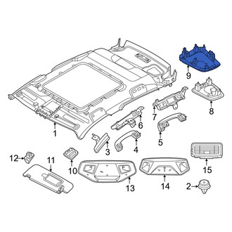 BMW OE - Seat Belt Anchor Plate Cover Bracket