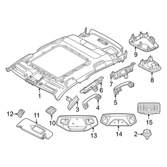 BMW OE - Roof - Interior Trim (With Panoramic Roof)