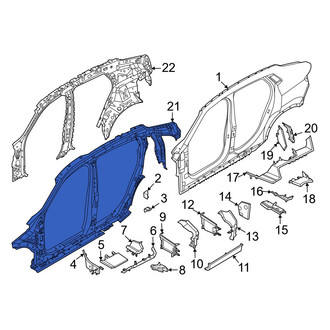 BMW OE - Left Uniside Reinforcement