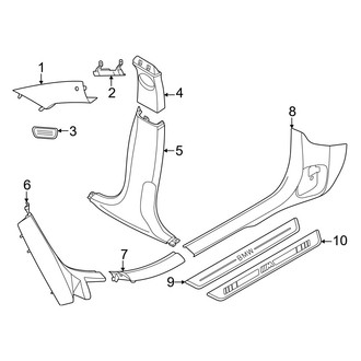 BMW OE - Pillars, Rocker & Floor - Interior Trim